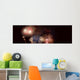 Panoramic Fireworks In A Night Sky Wall Mural