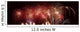 Panoramic Fireworks In A Night Sky Wall Mural