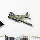 B-17 military airplane Wall Decal