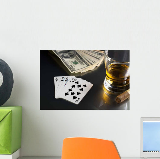 Poker Night Wall Decal
