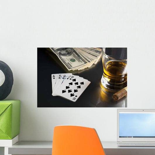 Poker Night Wall Decal