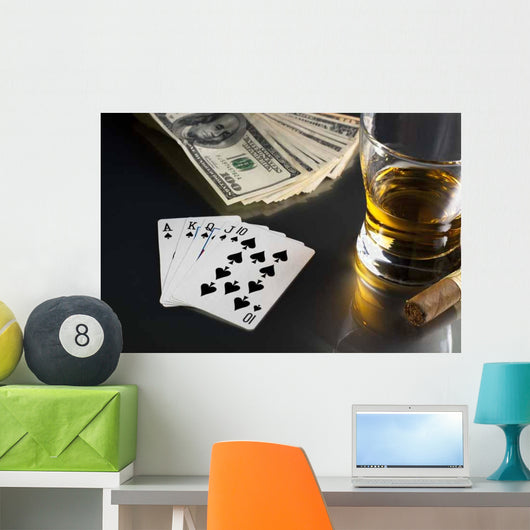 Poker Night Wall Decal