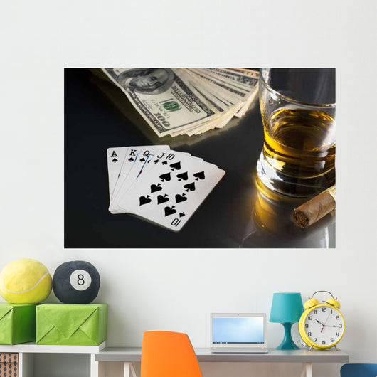 Poker Night Wall Decal