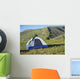 Camping in the mountains Wall Mural