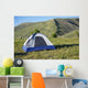 Camping in the mountains Wall Mural