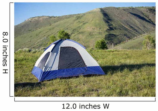 Camping in the mountains Wall Mural
