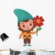 Sweet Little Gnome Wall Decal