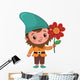Sweet Little Gnome Wall Decal