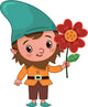 Sweet Little Gnome Wall Decal