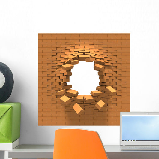 Destruction Brick Wall