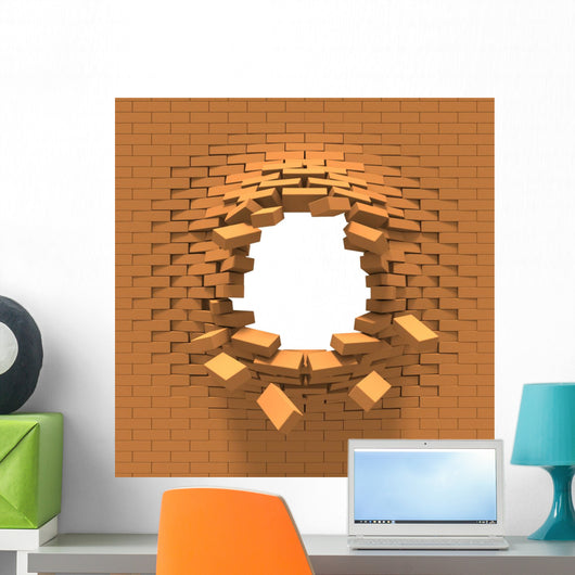 Destruction Brick Wall