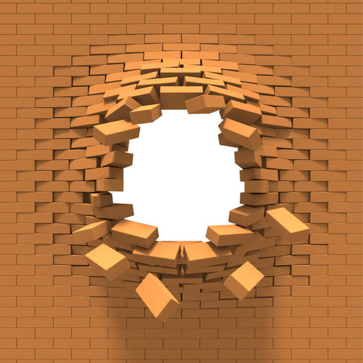 Destruction Brick Wall