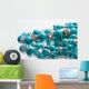 turquoise beads Wall Mural