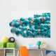 turquoise beads Wall Mural