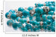 turquoise beads Wall Mural
