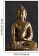 Buddha Statue Portrait Black