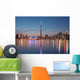 Skyline At Night, Toronto, Ontario, July 2007 Wall Mural