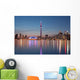 Skyline At Night, Toronto, Ontario, July 2007 Wall Mural
