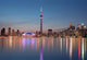 Skyline At Night, Toronto, Ontario, July 2007 Wall Mural
