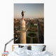 Aerial Trenton New Jersey Battle Monument Vertical Wall Decal