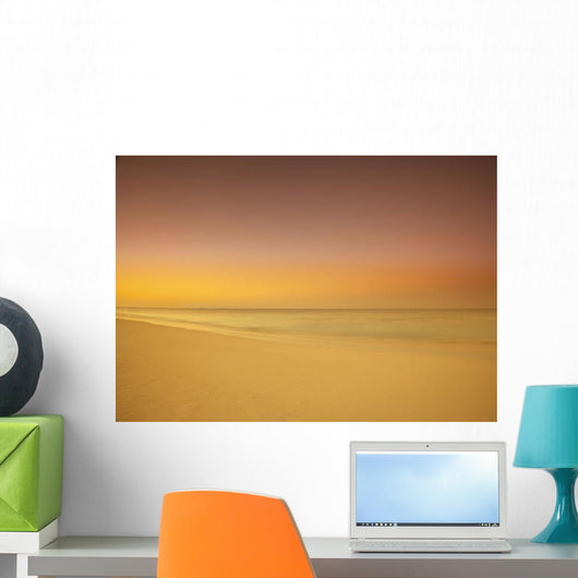 Sunset On Cable Beach, Nassau, Bahamas Wall Mural
