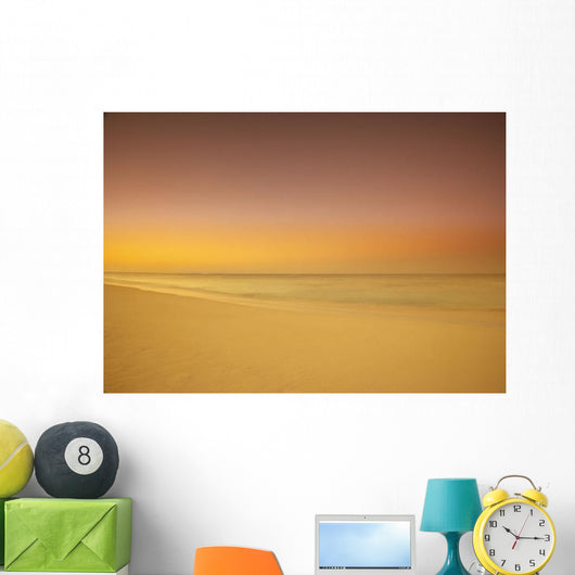 Sunset On Cable Beach, Nassau, Bahamas Wall Mural