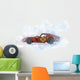 Digital Artwork Sketch Red Wall Decal