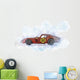 Digital Artwork Sketch Red Wall Decal