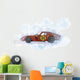 Digital Artwork Sketch Red Wall Decal