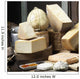 cow's milk cheeses in a typical italian Wall Mural