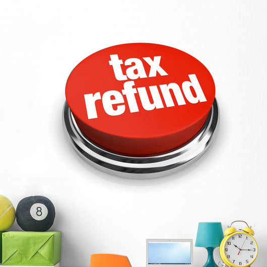 Tax Refund Red Button
