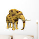 Elephant Big Cat Fur Wall Mural