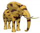 Elephant Big Cat Fur Wall Mural