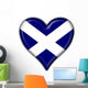 scotland heart flag Wall Decal