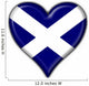 scotland heart flag Wall Decal