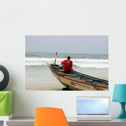 Cayuco En Saint Louis Wall Decal