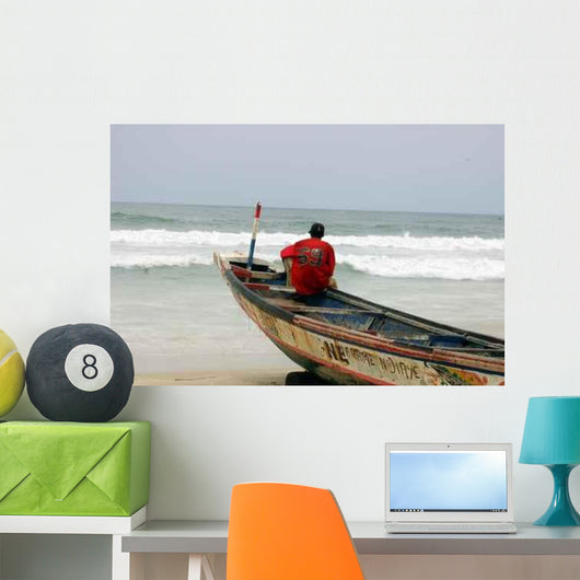 Cayuco En Saint Louis Wall Decal