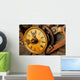 Antique Grunge Clock Wall Mural