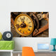 Antique Grunge Clock Wall Mural