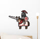 Vector Pixel Art Knight Wall Decal