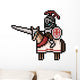 Vector Pixel Art Knight Wall Decal