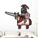 Vector Pixel Art Knight Wall Decal