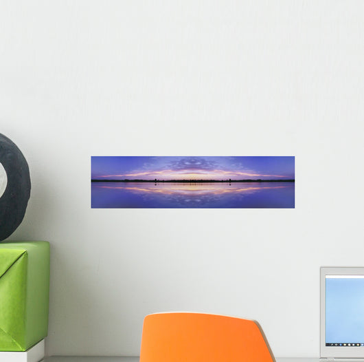 Mirror Image Of Medicine Lake, Alberta, Canada Wall Mural