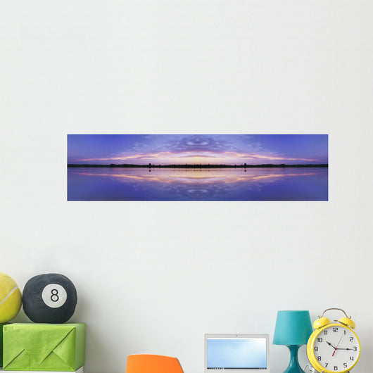 Mirror Image Of Medicine Lake, Alberta, Canada Wall Mural
