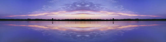 Mirror Image Of Medicine Lake, Alberta, Canada Wall Mural