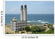 mosque at the seaside in Dakar senegal Wall Mural