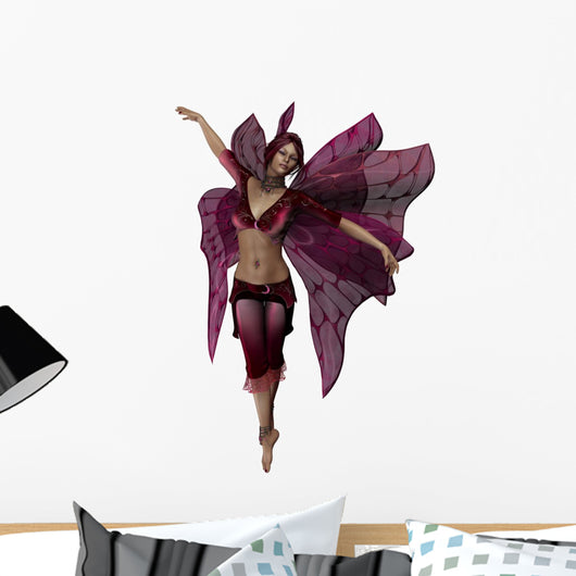 Purple Fairy Fantasy Wall Decal