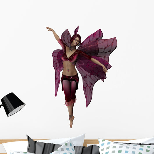 Purple Fairy Fantasy Wall Decal