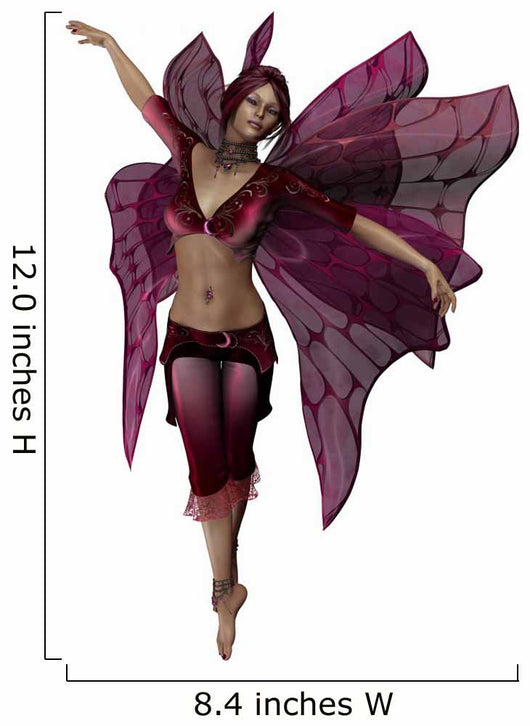 Purple Fairy Fantasy Wall Decal