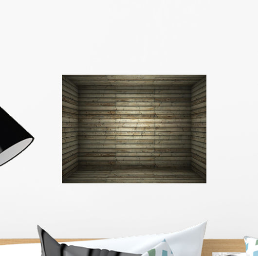 interior wooden room Wall Mural